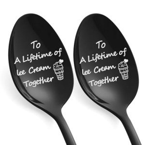 Couples Ice Cream Spoons for Sweet Moments