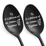 Couples Ice Cream Spoons for Sweet Moments