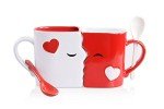 Kissing Mugs Set for Couples – Perfect Gifts