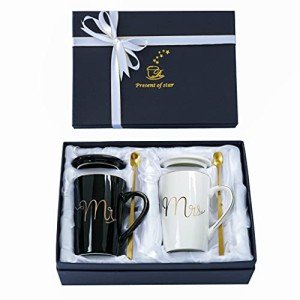 Personalized Mr. and Mrs. Coffee Mugs Set
