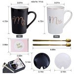 Personalized Mr. and Mrs. Coffee Mugs Set