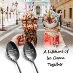 Couples Ice Cream Spoons for Sweet Moments
