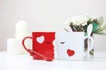 Kissing Mugs Set for Couples – Perfect Gifts