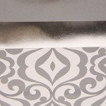 Elegant Silver Gift Bag with Tissue for Couples