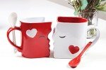 Kissing Mugs Set for Couples – Perfect Gifts