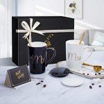 Personalized Mr. and Mrs. Coffee Mugs Set