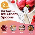 His and Hers Ice Cream Spoons - Couples Gift