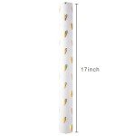 Golden Heart Wrapping Paper Roll for Special Occasions