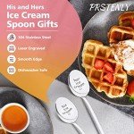 His and Hers Ice Cream Spoons - Couples Gift