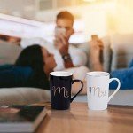Personalized Mr. and Mrs. Coffee Mugs Set