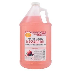Pomegranate Massage Oil for Couples Therapy, 128 Oz