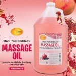 Pomegranate Massage Oil for Couples Therapy, 128 Oz