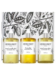 Couples Massage Oil Gift Set: Vanilla, Cocoa, Honey