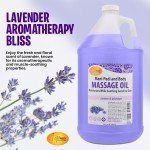 Lavender Massage Oil for Couples Therapy – 128 Oz