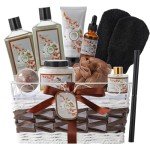 Couples Spa Gift Basket with Coconut Almond Scents