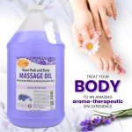 Lavender Massage Oil for Couples Therapy – 128 Oz