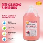 Pomegranate Massage Oil for Couples Therapy, 128 Oz