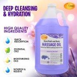 Lavender Massage Oil for Couples Therapy – 128 Oz