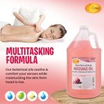 Pomegranate Massage Oil for Couples Therapy, 128 Oz