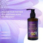 Couples Aromatherapy Massage Oil and Candle Set