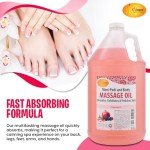 Pomegranate Massage Oil for Couples Therapy, 128 Oz