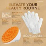 Couples’ Massage Oil Gift Set with Scrub & Gloves