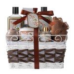 Couples Spa Gift Basket with Coconut Almond Scents