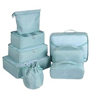 8-Piece Travel Packing Cubes for Couples
