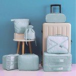 8-Piece Travel Packing Cubes for Couples