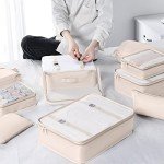 Travel Packing Cubes Set for Couples - 9 Pcs