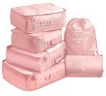 VAGREEZ Pink Travel Packing Cubes for Couples
