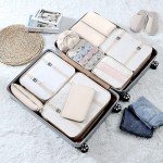Travel Packing Cubes Set for Couples - 9 Pcs