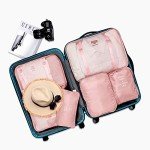 VAGREEZ Pink Travel Packing Cubes for Couples