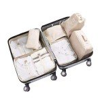 Adwaita 6-Piece Couples Travel Packing Cubes Set