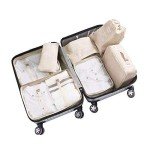 Adwaita 6-Piece Couples Travel Packing Cubes Set