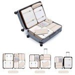 Travel Packing Cubes Set for Couples - 9 Pcs