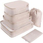 Adwaita 6-Piece Couples Travel Packing Cubes Set