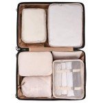 Adwaita 6-Piece Couples Travel Packing Cubes Set