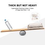 Travel Packing Cubes Set for Couples - 9 Pcs