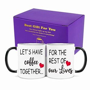 Mr and Mrs Coffee Mug Set Gift for Couples