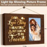 Romantic 4x6 Picture Frame for Couples