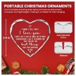 Personalized Anniversary Gifts - Glass Ornaments Set