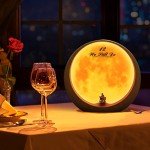 Love Beneath the Red Moon Ambient Light