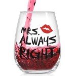 Funny Mr. Right & Mrs. Always Right Glass Set