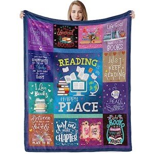 Cozy Blanket for Book Lovers and Readers