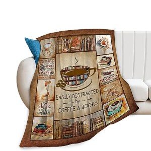 Cozy Fleece Blanket for Book Lovers and Readers