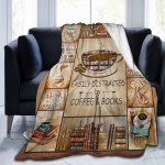 Cozy Fleece Blanket for Book Lovers and Readers