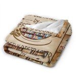 Cozy Fleece Blanket for Book Lovers and Readers
