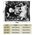 Cozy Skeleton Blanket for Couples and Readers