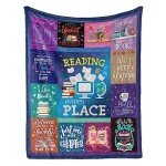 Cozy Blanket for Book Lovers and Readers